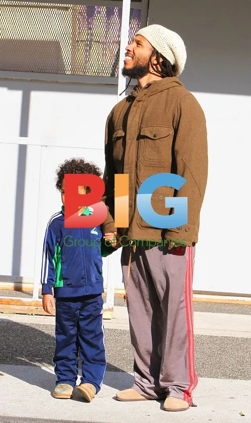 Ziggy Marley and son Gideon