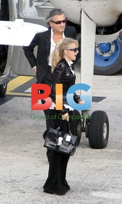 Arielle Dombasle Arrives in St. Barth