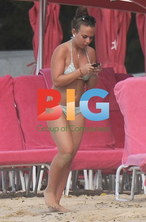 Chloe Green Enjoys Caribbean Beach