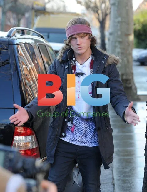 Dougie Poynter Arrives at Fearne Cotton's Xmas Party