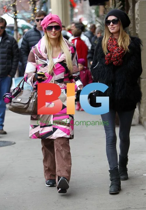 Paris Hilton Leaving Aspen Diner