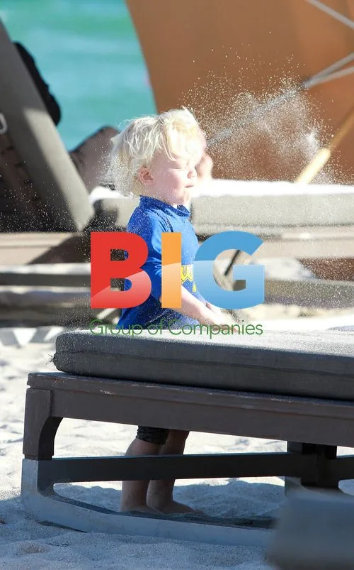 Lily Becker and Son Vacation in Miami