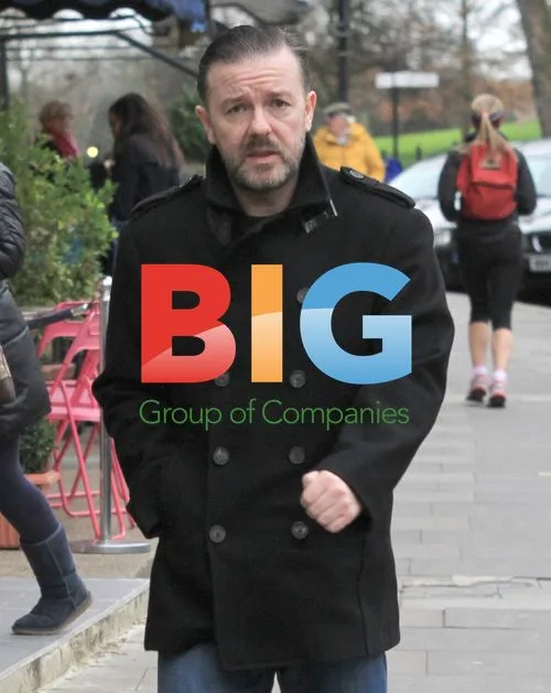 Ricky Gervais Out Shopping in London