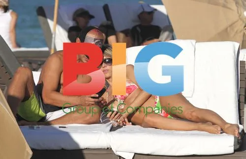 Rita Rusic Relaxing at Miami Beach