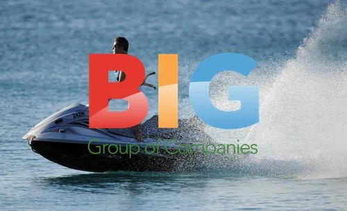 Simon Cowell on Jetski in Barbados