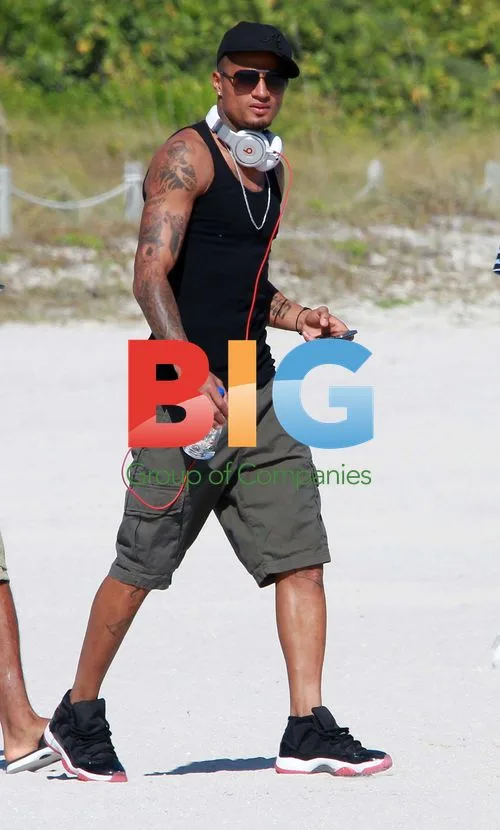 Kevin Prince Boateng on Miami Beach