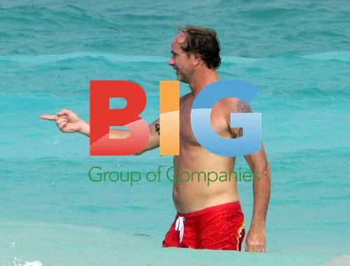 Chad Smith and Family on St. Barth Beach