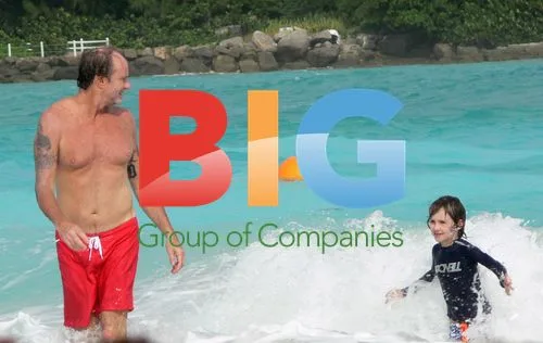 Chad Smith Enjoys Beach Time in St. Barth
