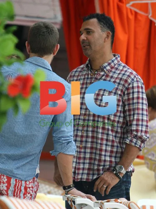 Ruud Gullit Enjoys Miami Vacation