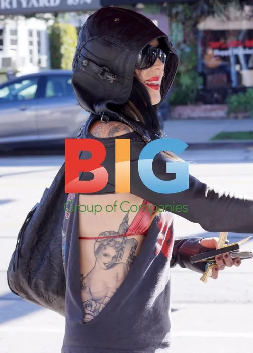 Kat Von D out for lunch in LA