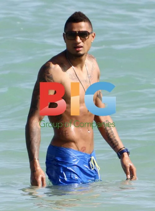 Kevin Prince Boateng on Miami Beach