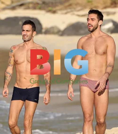 Marc Jacobs and Lorenzo Martone in St. Barths