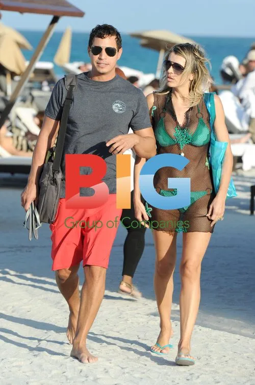 Rita Rusic and Boyfriend in Miami