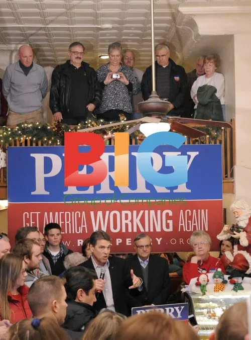 Rick Perry Campaign Stop in Iowa