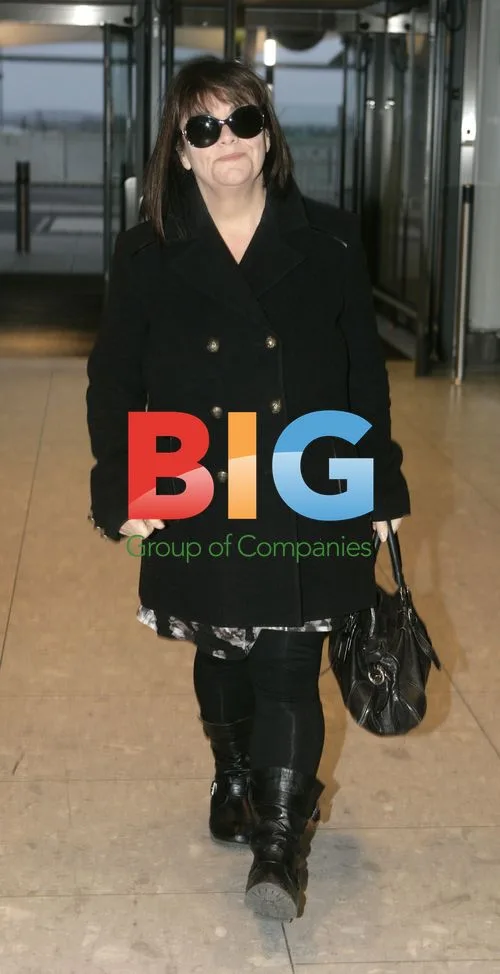 Dawn French Departs Heathrow