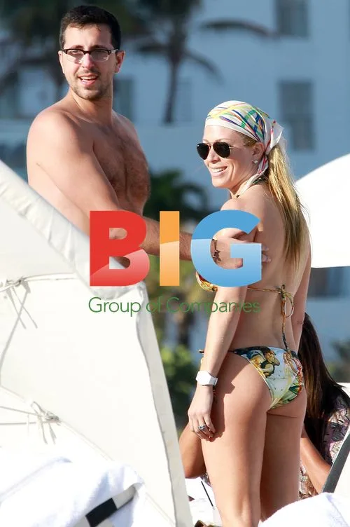 Jill Martin hits the beach in Miami
