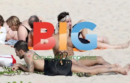 Marc Jacobs and Lorenzo Martone on the Beach