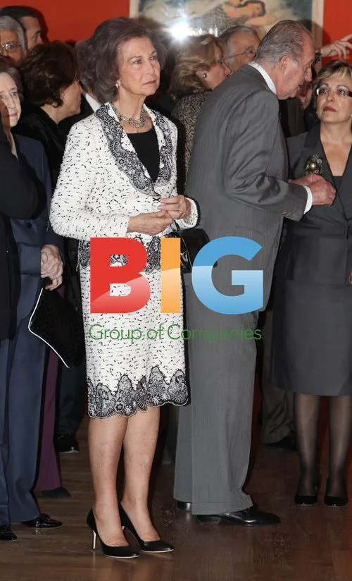 Queen Sofa and King Juan Carlos Host Lunch