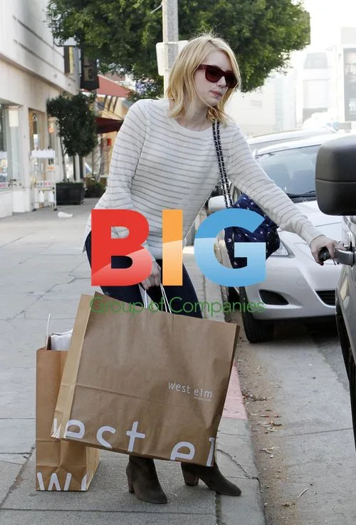 Emma Roberts After Christmas Shopping