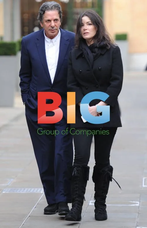 Nigella Lawson and Charles Saatchi Lunch in Mayfair