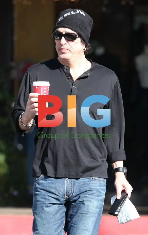 Paul Stanley Grabs Coffee in LA