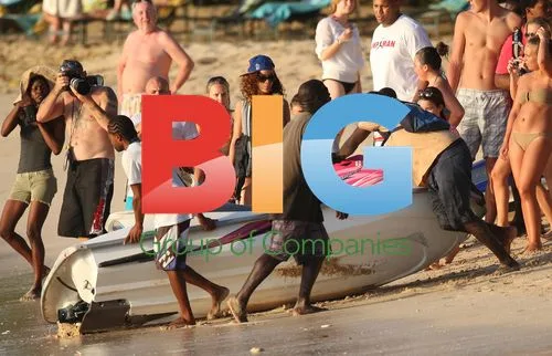 Rihanna Enjoys Caribbean Beach Day