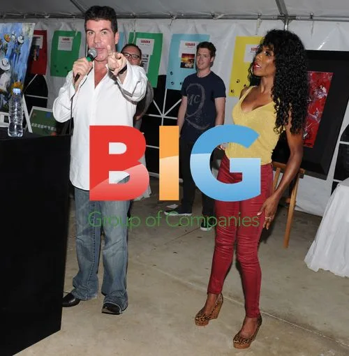 Simon Cowell at Caribbean Fundraiser