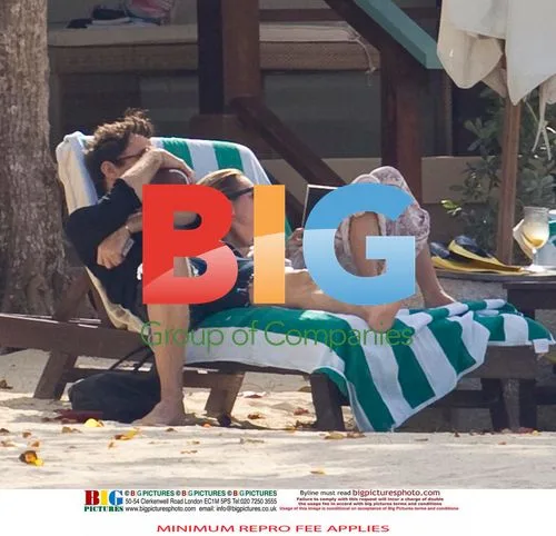 Kate Moss and Jamie Hince on Caribbean Holiday