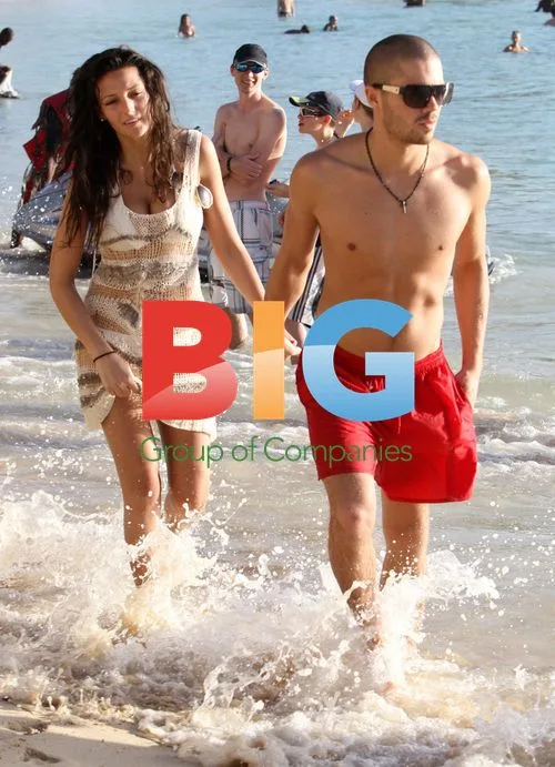 Michelle Keegan and Max George at Caribbean Beach