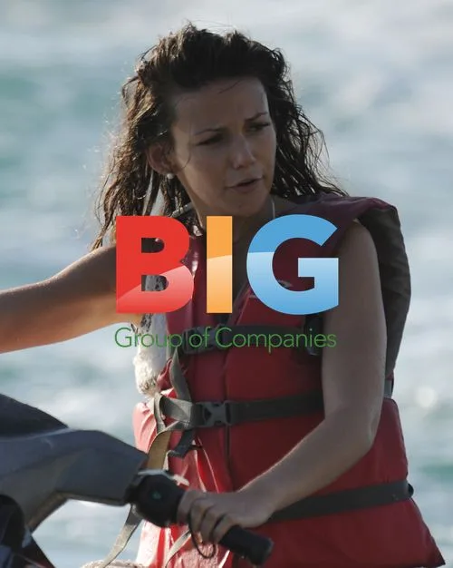Michelle Keegan on Jetski in Caribbean