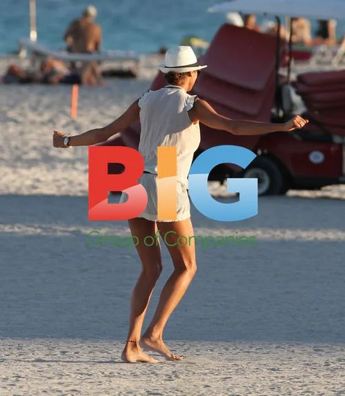 Lily Becker Relaxing by the Beach