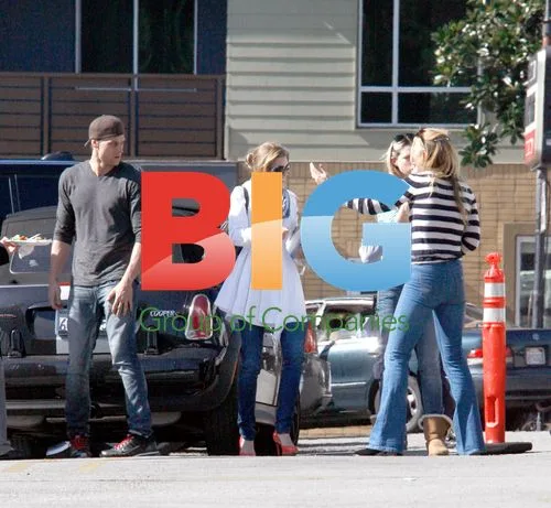 AnnaLynne McCord and Shenae Grimes on 90210 Set