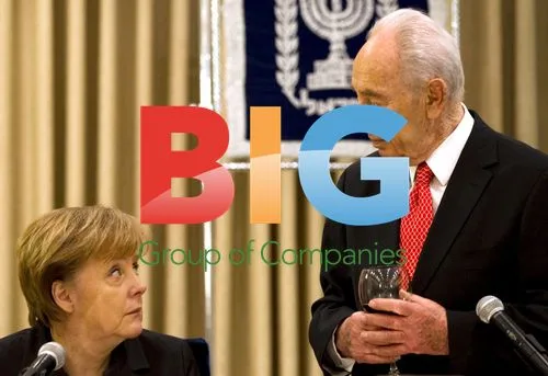 Merkel and Peres Meeting in Jerusalem
