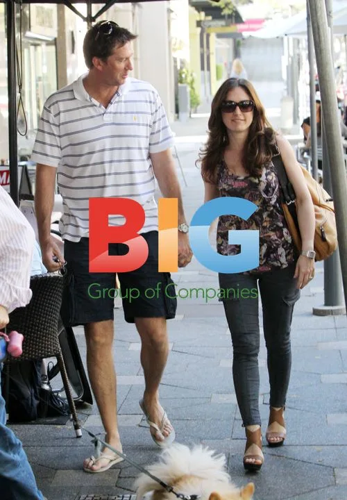 Glenn McGrath & Sara Leonardi in Sydney