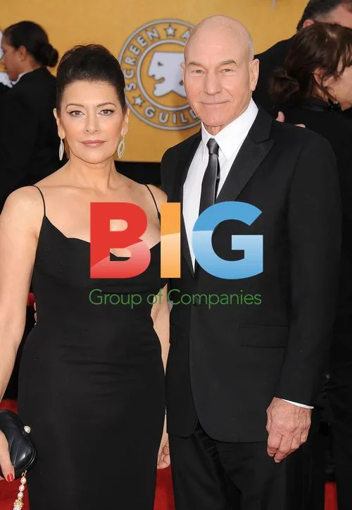 Patrick Stewart and Marina Sirtis at 2011 SAG Awards