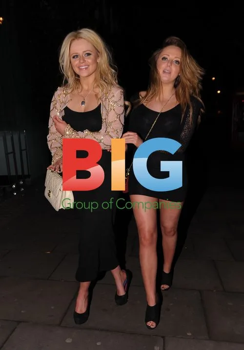 Celebrities at Dancing On Ice Party