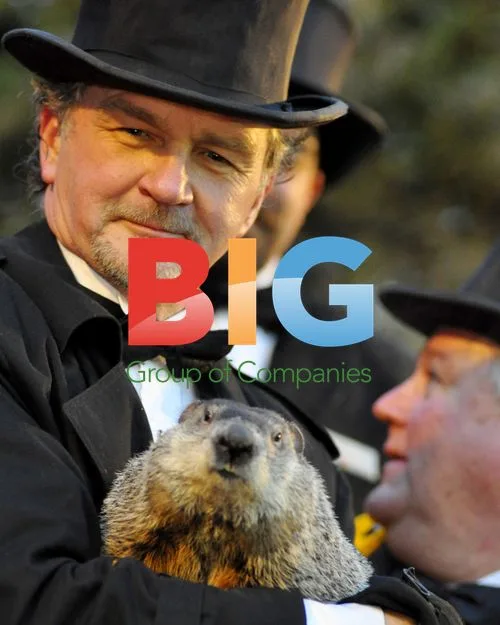 Punxsutawney Phil Emerges on Groundhog Day