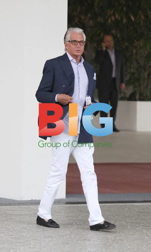 George Hamilton Leaving South Beach Hotel