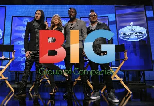 The Black Eyed Peas at Super Bowl XLV press event