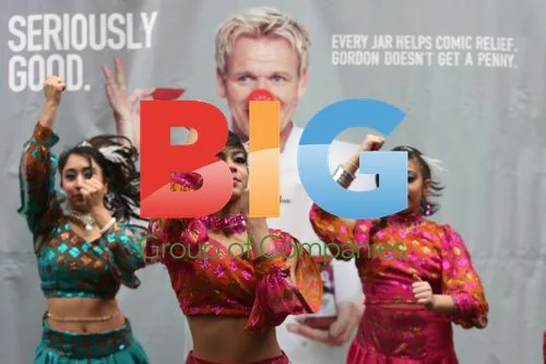 Gordon Ramsay at Charity Curry Stall