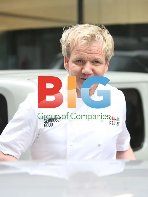 Gordon Ramsay at Comic Relief Curry Stall