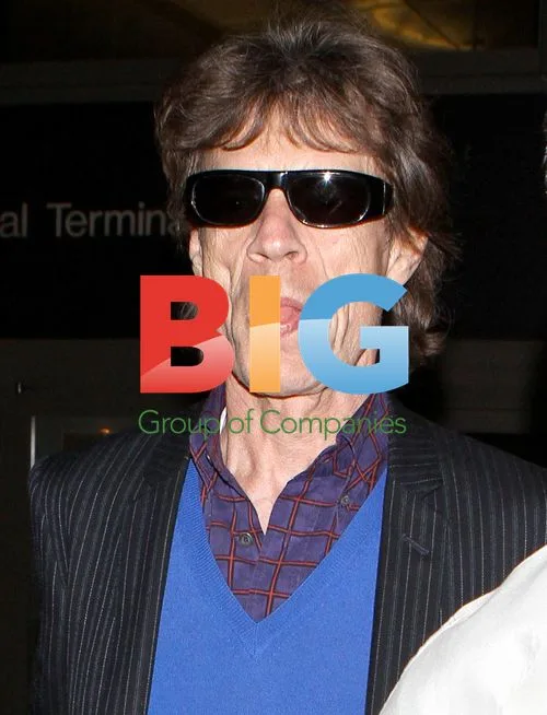 Mick Jagger Arrives at LAX
