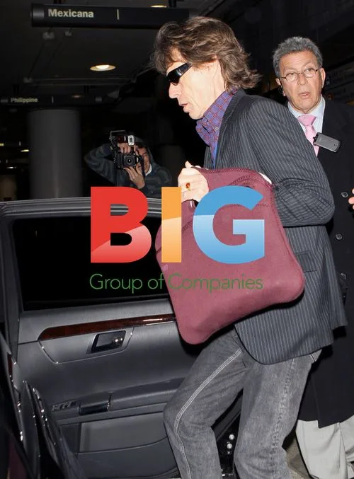 Mick Jagger Arrives at LAX