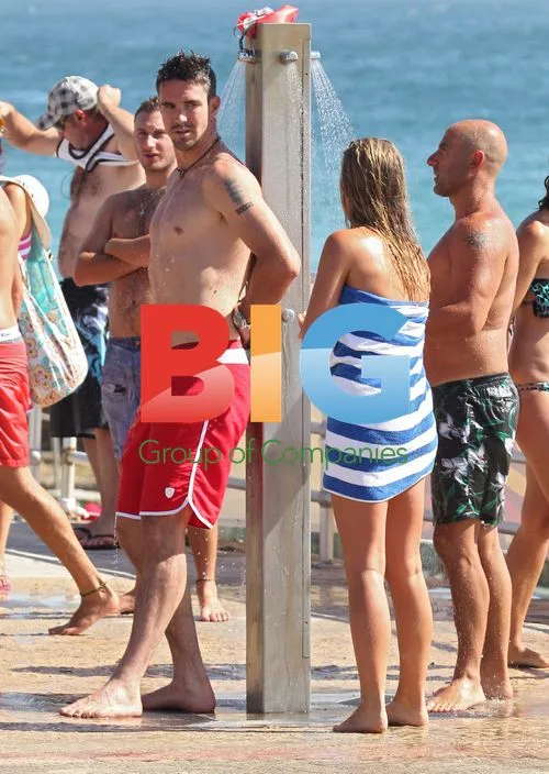 Kevin Pietersen on Bondi Beach
