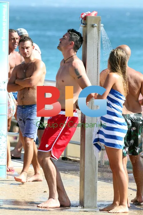 Kevin Pietersen on Bondi Beach