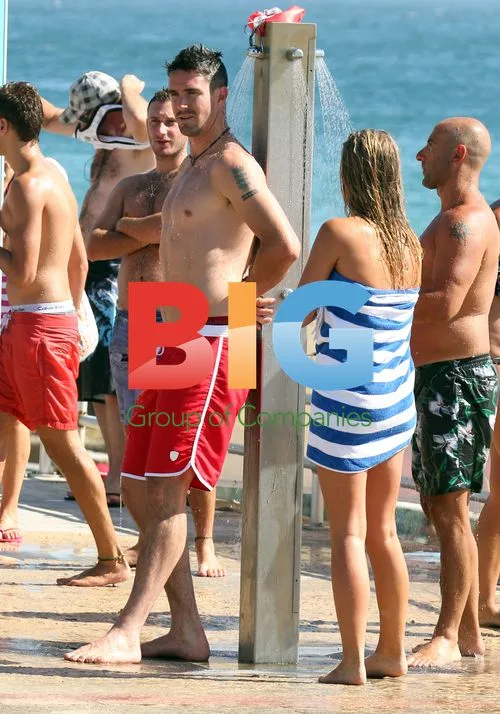 Kevin Pietersen at Bondi Beach, Sydney