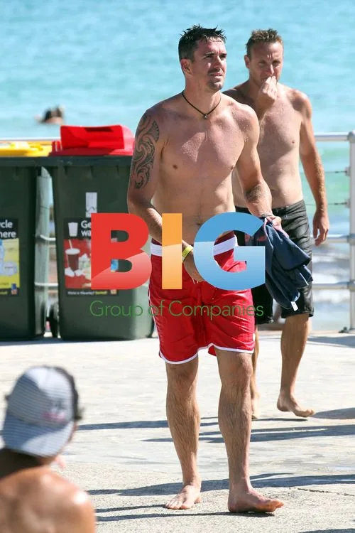 Kevin Pietersen on Bondi Beach
