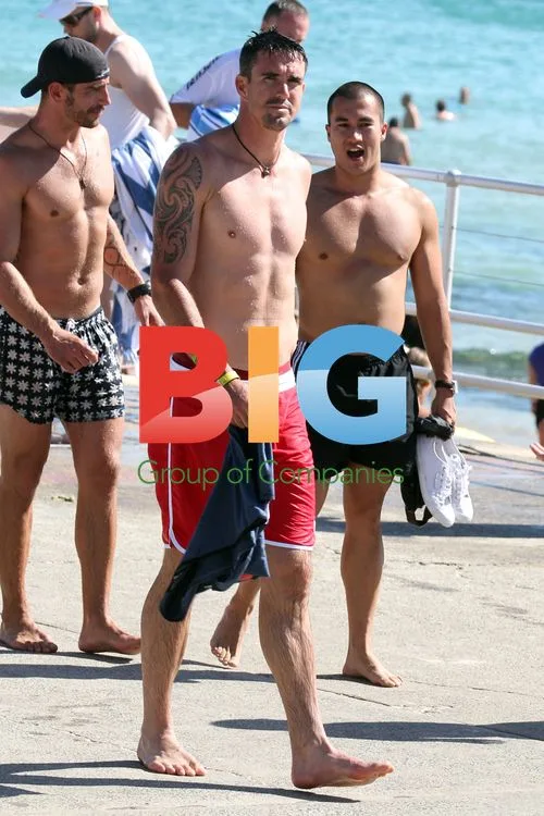 Kevin Pietersen on Bondi Beach