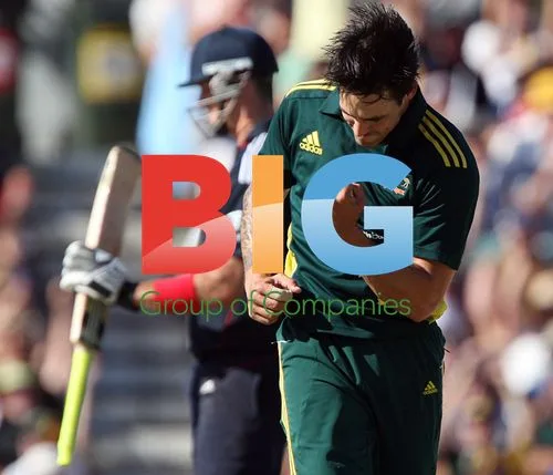 Mitchell Johnson at Cricket Match