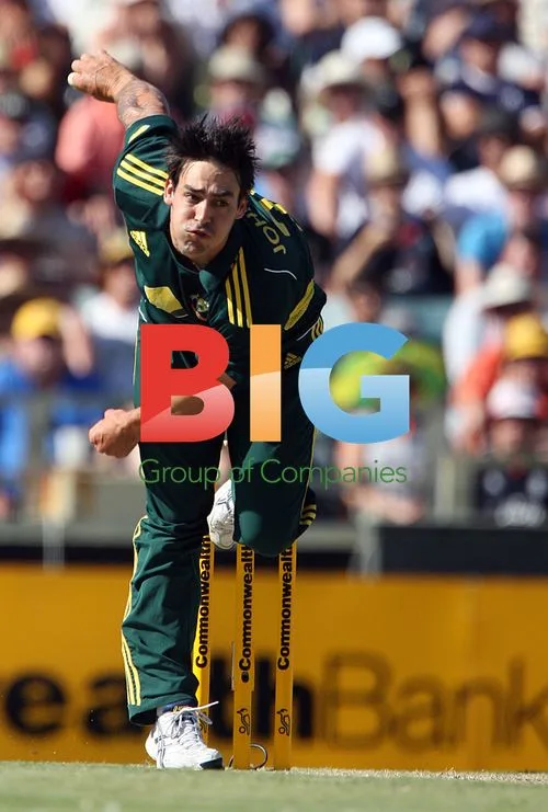 Mitchell Johnson at Cricket Match